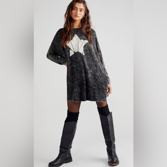 Free People Star T Shirt Dress - Picture 7 of 8